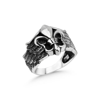 Bague Argent Fleur de Lys