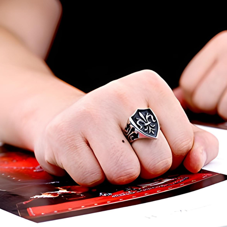 Bague Fleur de Lys Homme