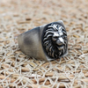 Chevalière Homme Gravure Lion Argent