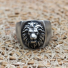 Chevalière Homme Gravure Lion Argent