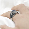 Bague Argent Onyx