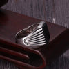Chevalière Homme Argent Onyx Carré