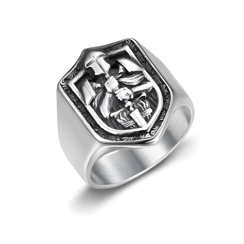 Bague Templier Franc-Maçon