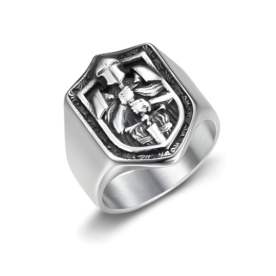 Bague Templier Franc-Maçon