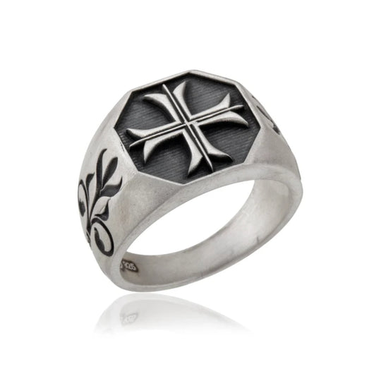 Bague Argent 925 Templier