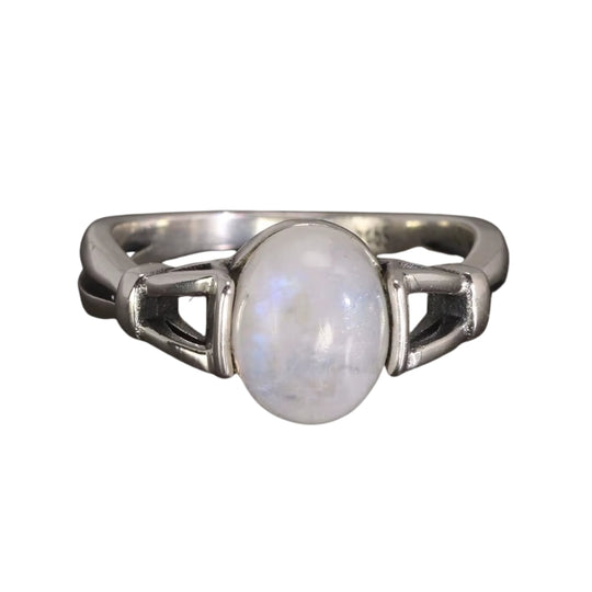 Bague Argent Femme Pierre de Lune