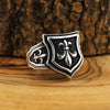 Chevalière Avec Symbole Fleur de Lys en Argent
