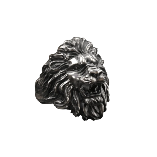 Chevalière Tête de Lion Argent