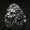 Chevalière Tête de Lion Argent