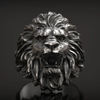 Chevalière Tête de Lion Argent