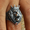 Bague Tête de Lion Argent