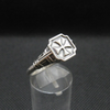 Chevalière Croix de Malte Argent
