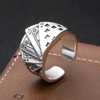 Bague Carte Poker