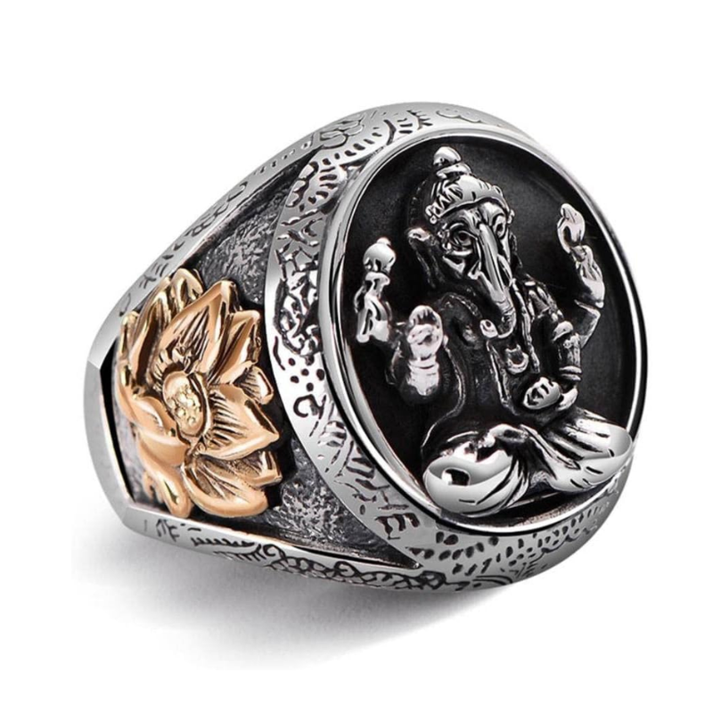 Bague Chevalière Ganesh
