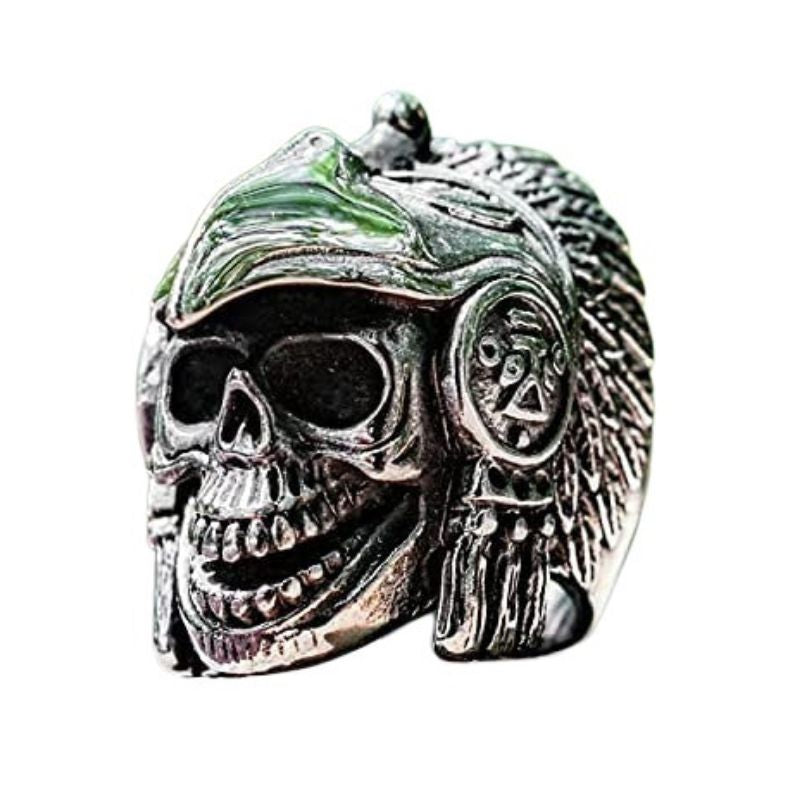 bague crâne aztèque