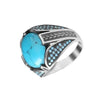bague pierre turquoise