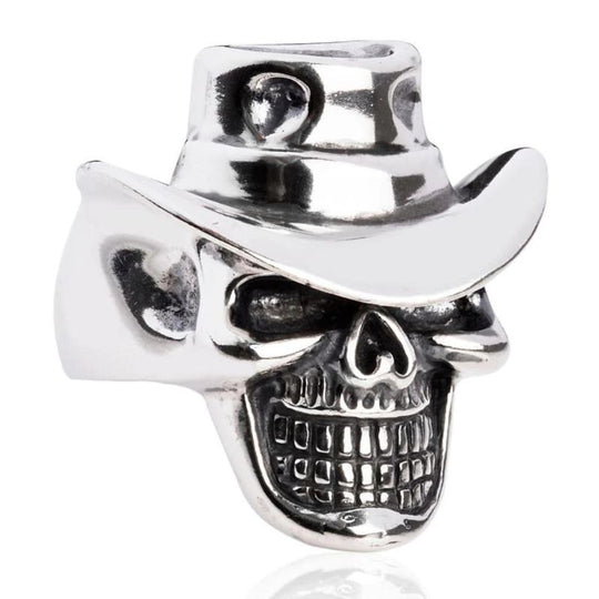 Bague Tête de Mort Chapeau
