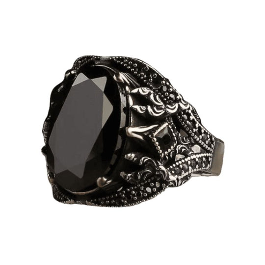 Bague Zircon Noir