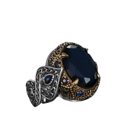 Bague Pierre Zircon Bleu