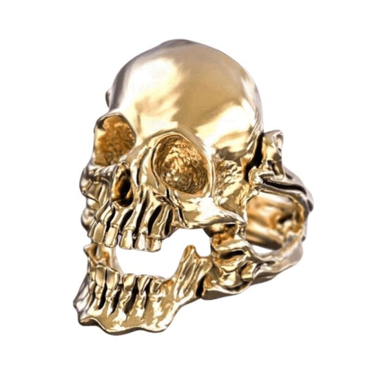 Bague Tête de Mort Or Massif