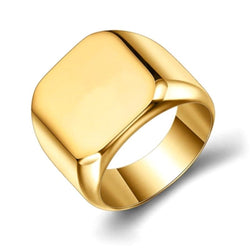 Chevalière Acier Gravure Personnalisée