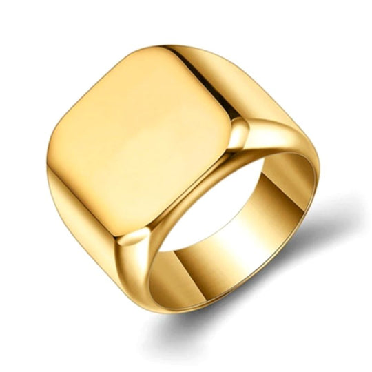 Chevalière Acier Gravure Personnalisée