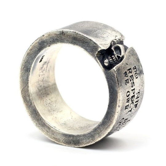 Anneau Punk Tête de Mort