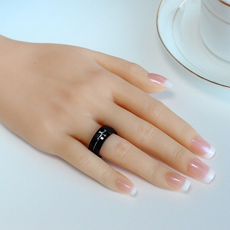 Bague Chevalière Croix Templier Homme – Anneau Acier Inoxydable Style Médiéval Chevalier Croisé