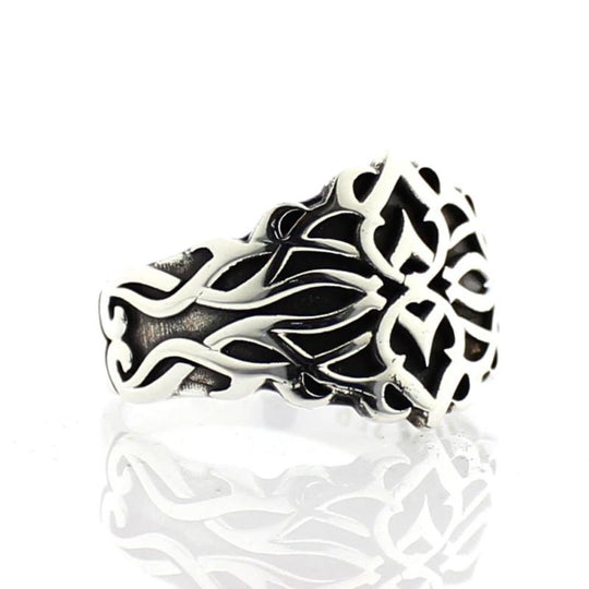 Bague Anneau Argent Vintage