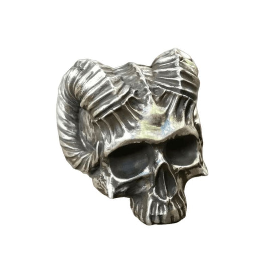 Bague Crâne Cornes
