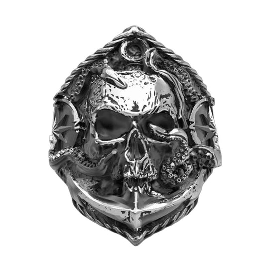 Bague Crâne Pirate Homme