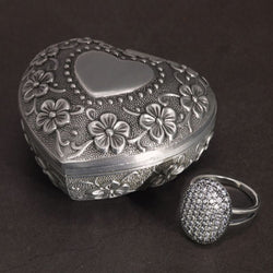 bague en argent femme