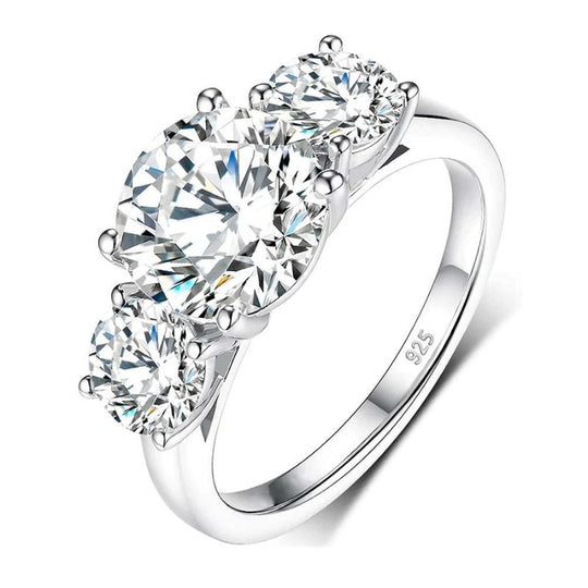 Bague Femme Moissanite (synthétique)