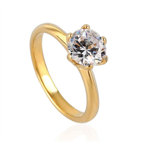 Bague Fiançailles Zircon