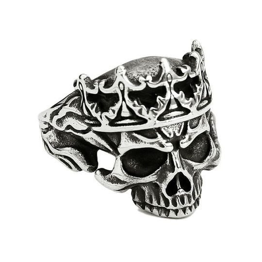 Bague Gothique Tête de Mort