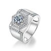 bague homme moissanite