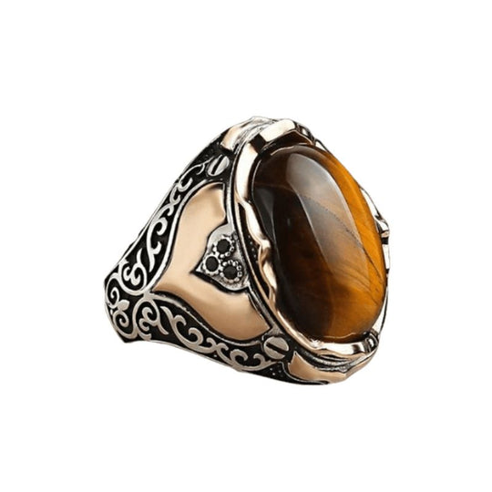Bague Homme Pierre Œil de Tigre
