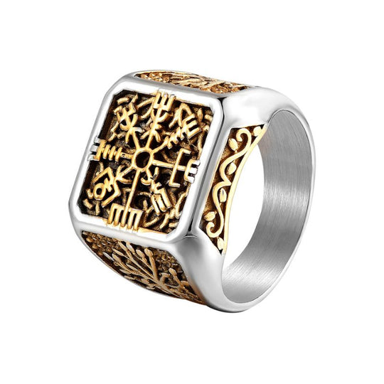 Bague Homme Viking Vegvisir