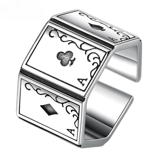 Bague Jeu de Carte