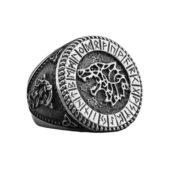 Bague Loup Nordique
