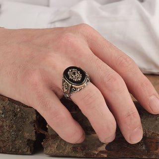 bague ottoman argent