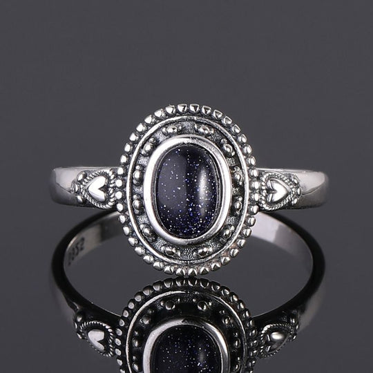 Bague Pierre de Sable Bleu