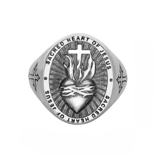 Bague Sacré Cœur de Jésus
