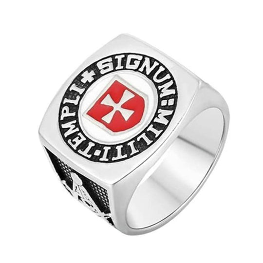 Bague Templier Franc-Maçon