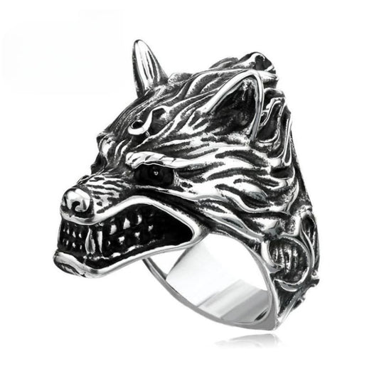 Bague Tête de Loup Garou