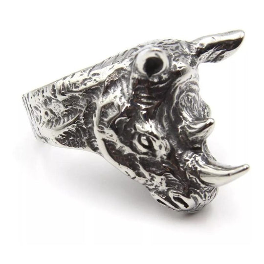 Bague Tête de Rhinocéros
