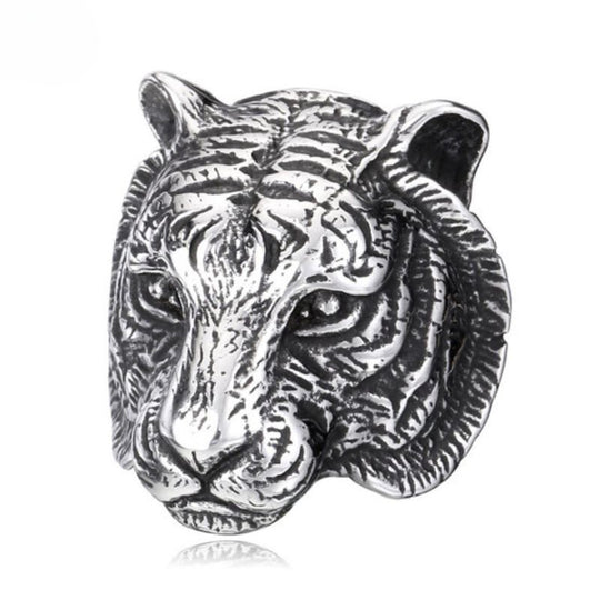 Bague Tête de Tigre Homme
