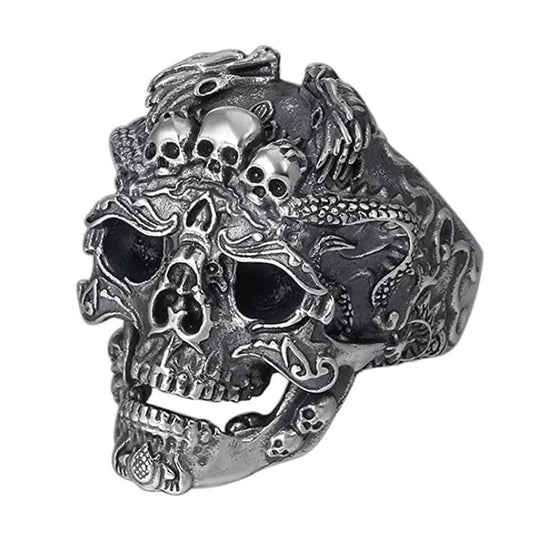 Bague Tête de Mort Argent 925