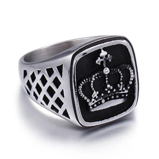 Chevalière Avec Couronne