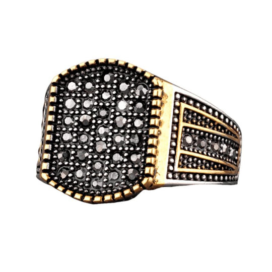 Chevalière Bling Bling Homme